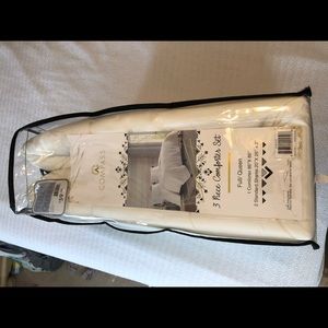 3 Piece Full/Queen Comforter Set